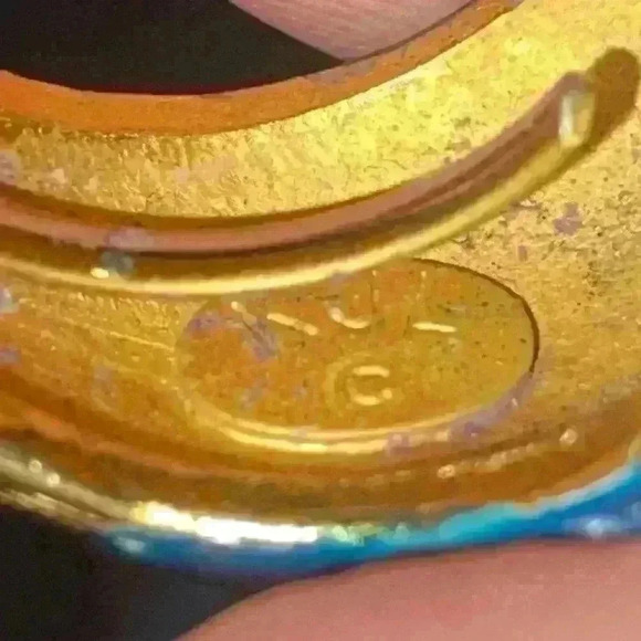 Kenneth Jay Lane KJL Vintage 70s Era Custom Costume Jewelry Ring - Picture 2 of 5